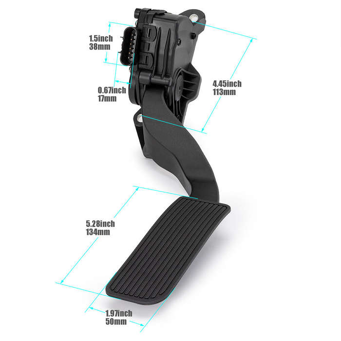 Accelerator Gas Pedal Assembly w/ Position Sensor For CHEVROLET GMC 25832864