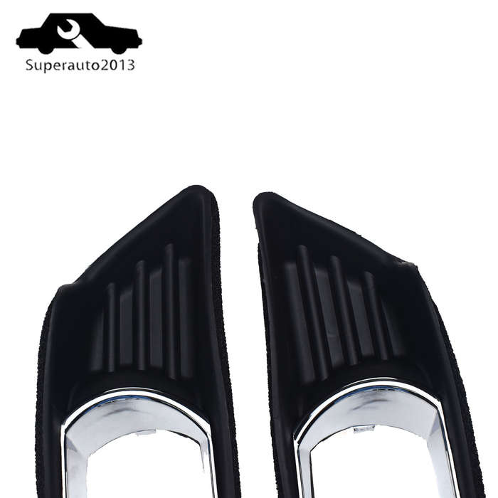 2PCS Front Bumper Fog Light Bezel Cover For Toyota Camry 52128-06040 52127-06040