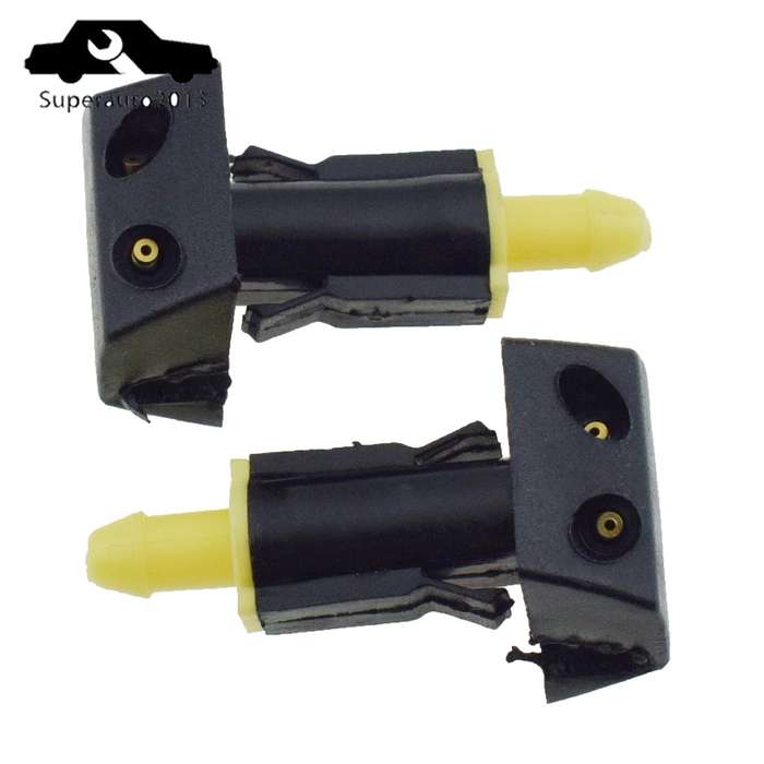 1 Pair Front Windshield Spray Nozzle Linetype Nozzle Fit For NISSAN Patrol Y62