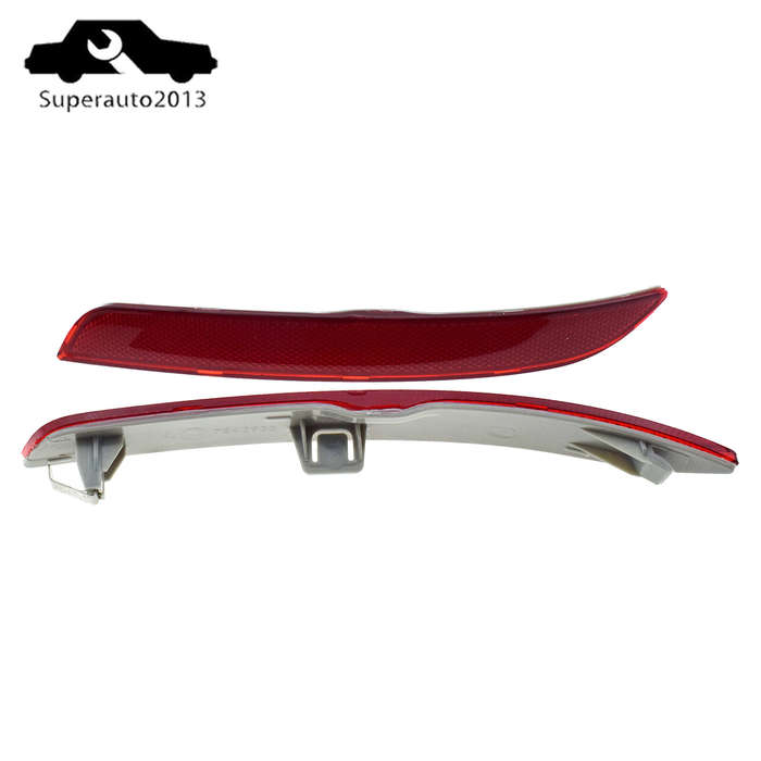Pair Rear Bumper Red Reflector Right And Left For BMW 5 Series F10 M Sport