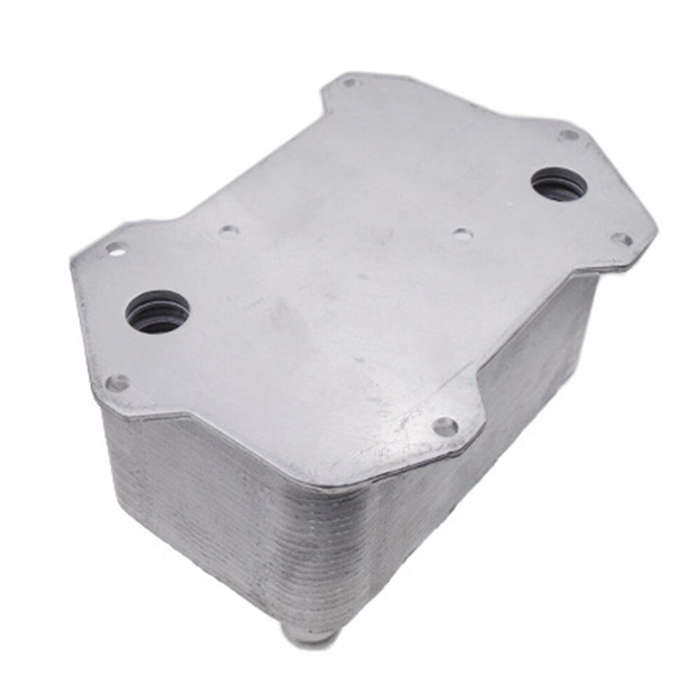 Aluminum Transmission Engine Oil Cooler 420117013E 420117022A Fit For VWAudi