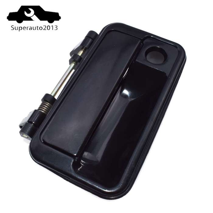 1X Outside Door Handle Front Left Black 8282060B025PK For Suzuki Swift Geo Metro