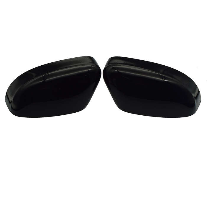 Left Right Side Black Rear View Mirror Cover Cap For Ford Focus MK2 MK3
