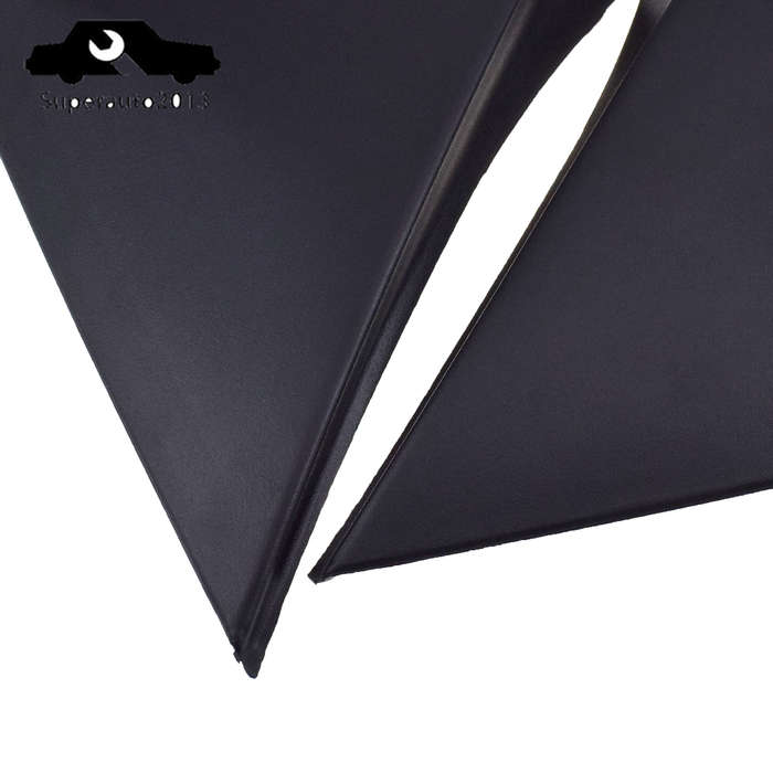 2PCS Left Right Mirror Triangle Corner Fender Cover Trim For 07-11 Toyota Yaris