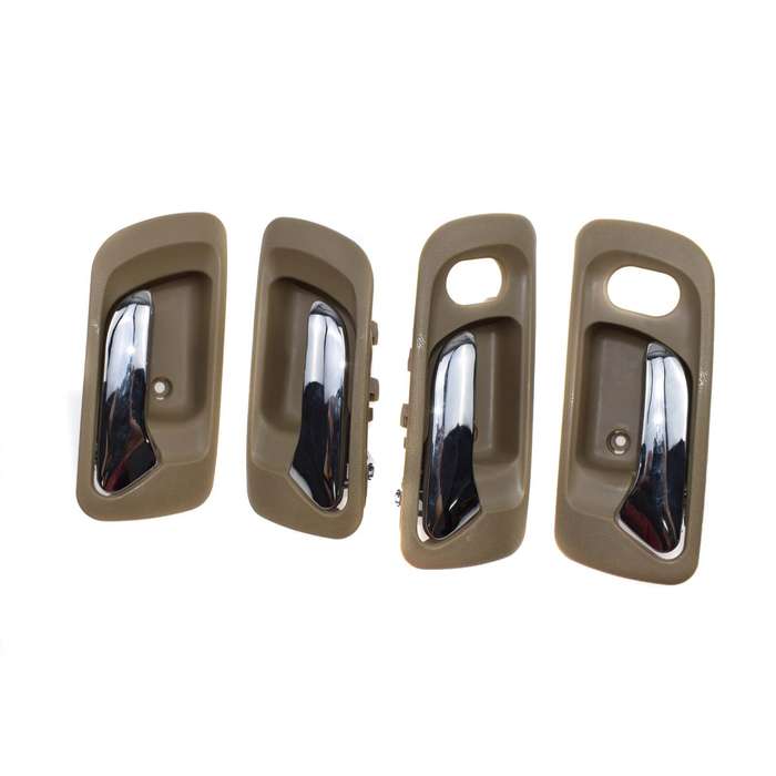 4PCS Front Rear Left Right Beige Inner Door Handle For Honda Accord Odyssey New