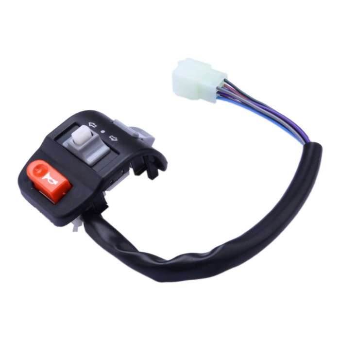Motorcycle Handlebar Horn Turn Signal Indicator Headlight Controller Switch A3