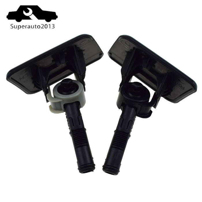 Pair Left Right Side Headlight Washer Nozzle Cap Fit For Hyundai i40 2011-2014