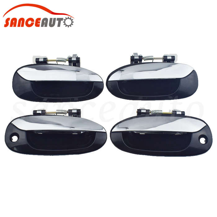 Outside Exterior Front Rear Left Right Door Handle Chrome for Kia Carens 02-06