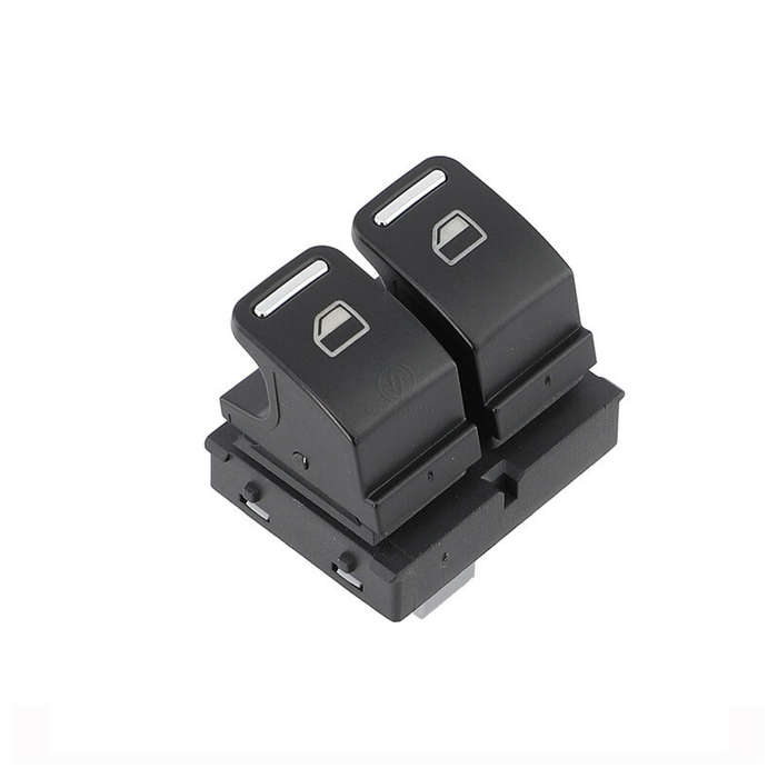 Black Aluminum Driver Side Window Switch 5C5959857A Fit for VW Volkswagen Beetle