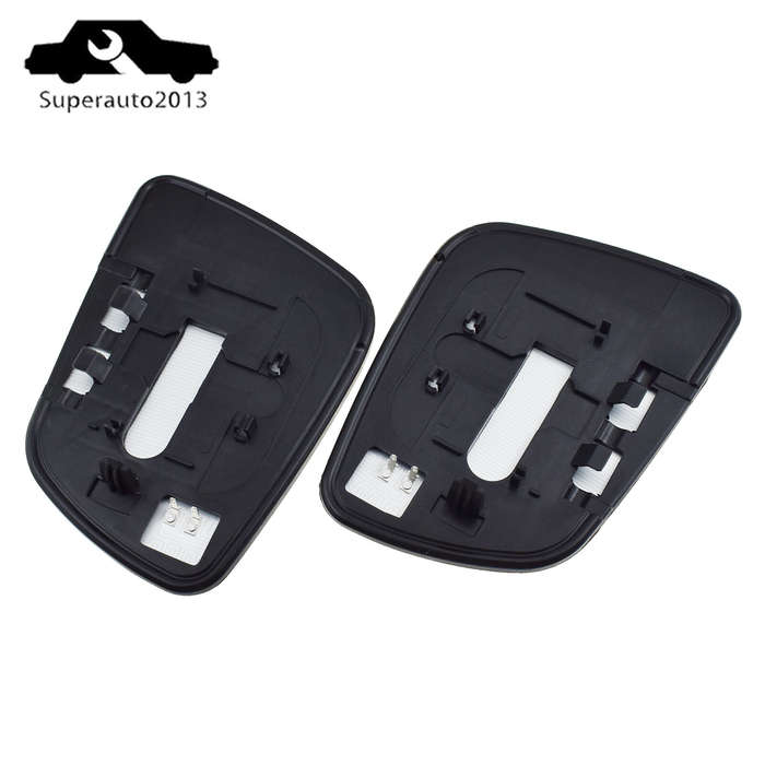 Pair Left & Right Side Door Mirror Glass Heated For Mitsubishi Lancer 2008-2014