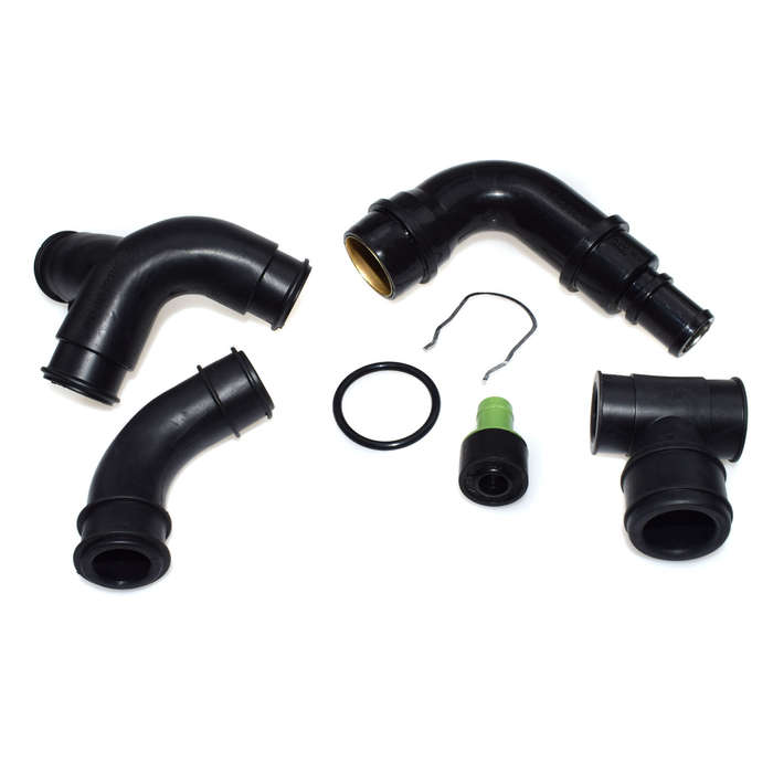New Breather Tube Vent Hose Crank Case Valve Set For Audi VW 06A103247 058103247