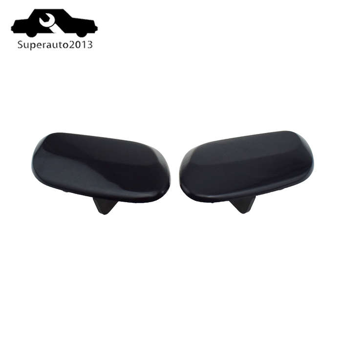 2PCS Left & Right Front Headlight Washer Nozzle Cover For Volvo XC70 MK2 2008-16