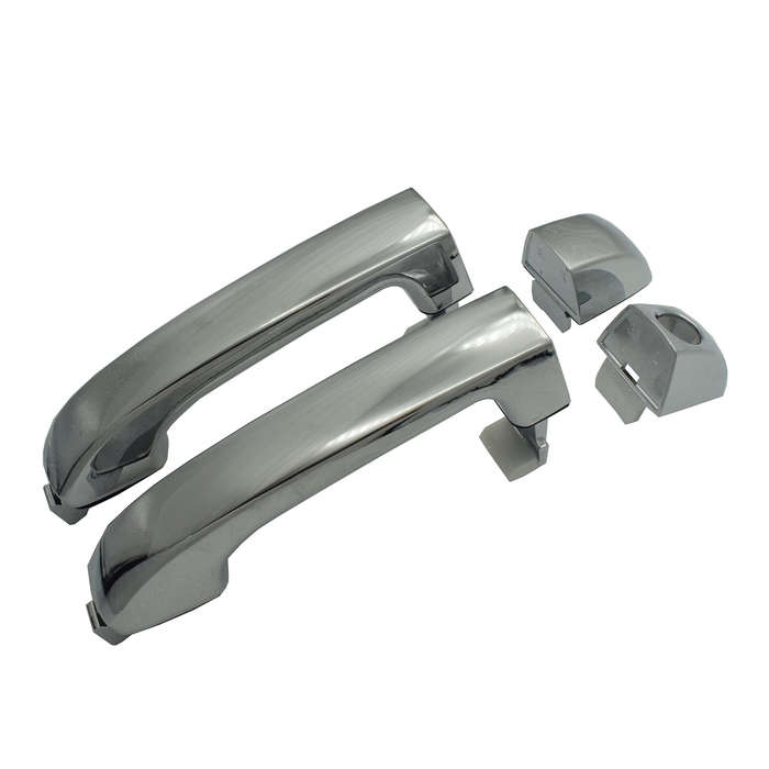 2X Front Left & Right Outside Door Handles Chrome For 2007-2012 Hyundai Veracruz
