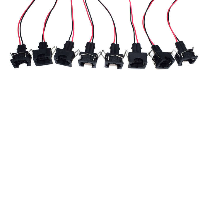8pcs For LQ4, LQ9 4.8 5.3 6.0 wire Harness to LS1 LS6 LT1 EV1 Injector Adapters