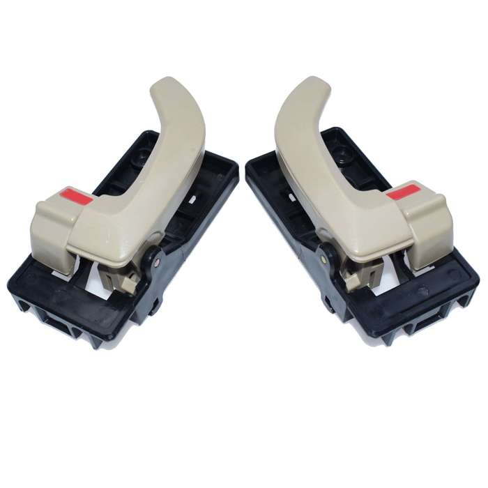 2PCS Beige Inside Door Handle Left & Right Side For 2005-2009 Hyundai Tucson New