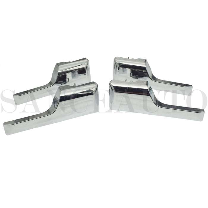 4PCS Chrome LH RH Inside Door Handle For 07-14 Ford Expedition Lincoln Navigator