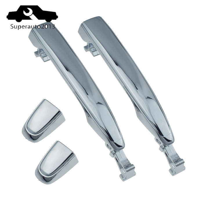 Pair Rear Left & Right Outside Door Handle Chrome For Toyota Camry 4Runner Lexus