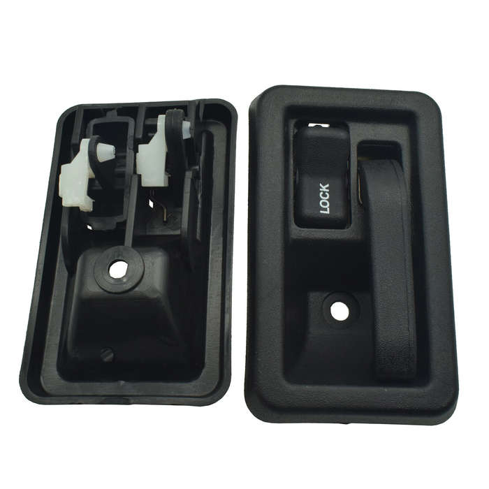 NEW LEFT+RIGHT Textured Black Inner Door Handle For 1987-06 Jeep Wrangler TJ /YJ