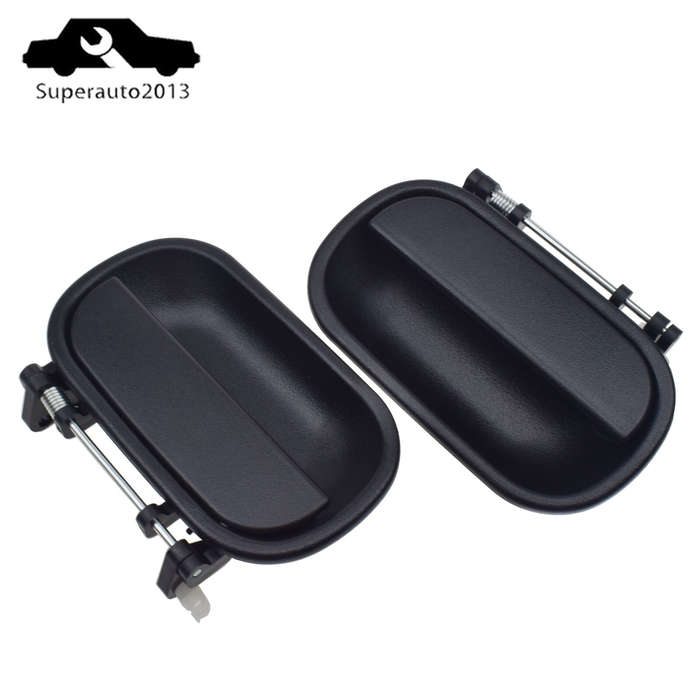 2PCS Exterior Left & Right Side Door Handle For 1995-07 Isuzu NPR NPR-HD NQR NRR