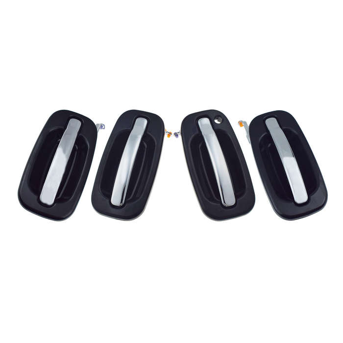 4X Front Rear Left Right Outside Door Handles For Silverado Tahoe Sierra Yukon