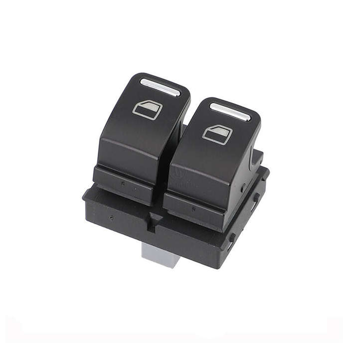 Black Aluminum Driver Side Window Switch 5C5959857A Fit for VW Volkswagen Beetle