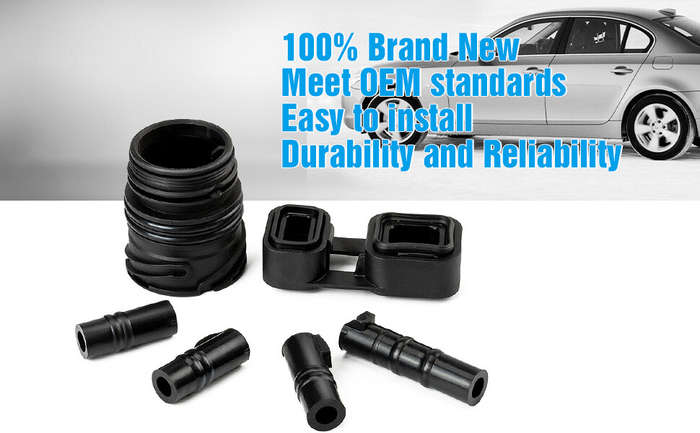 6HP19 6HP21 6PCS Valve Body to case Sleeve Seal kit Mechatronic Kit For BMW