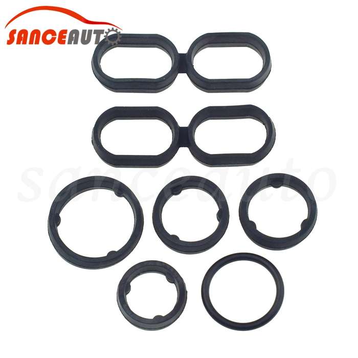 Oil Cooler Filter Gaskets For 3.6L 2014-2021 Dodge Ram Jeep Chrysler 68191356AA