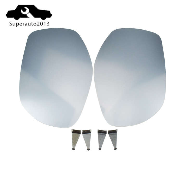 Left Right Side Mirror Glass W/Heated Pair For 2008-10 Porsche Cayenne 3.6L 4.8L