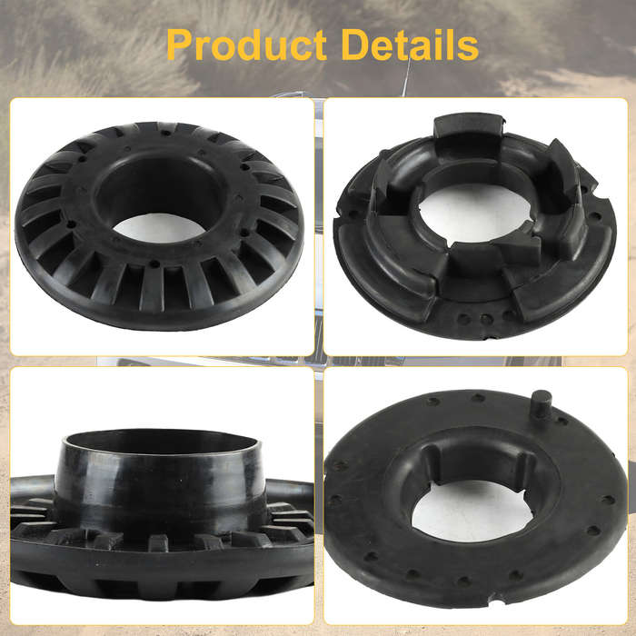 4X Rear Upper Lower Rubber Spring Isolator For Jeep Grand Cherokee 1999-2004