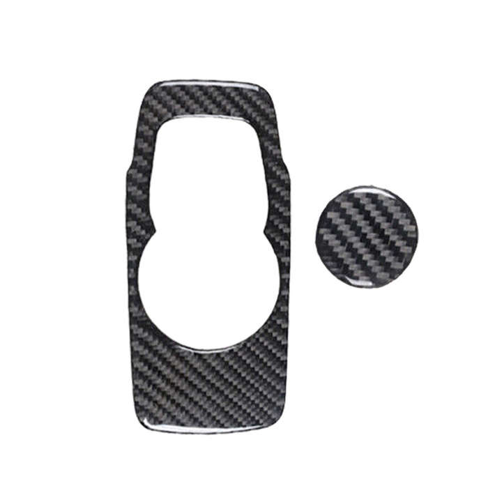 Car Carbon Fiber Center Gear Shift Panel Cover Trim Fit for Chrysler 300 2015-22