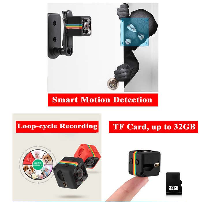 SQ 11 HD 1080P Mini DVR Spy Sport Car Camera  NightVision