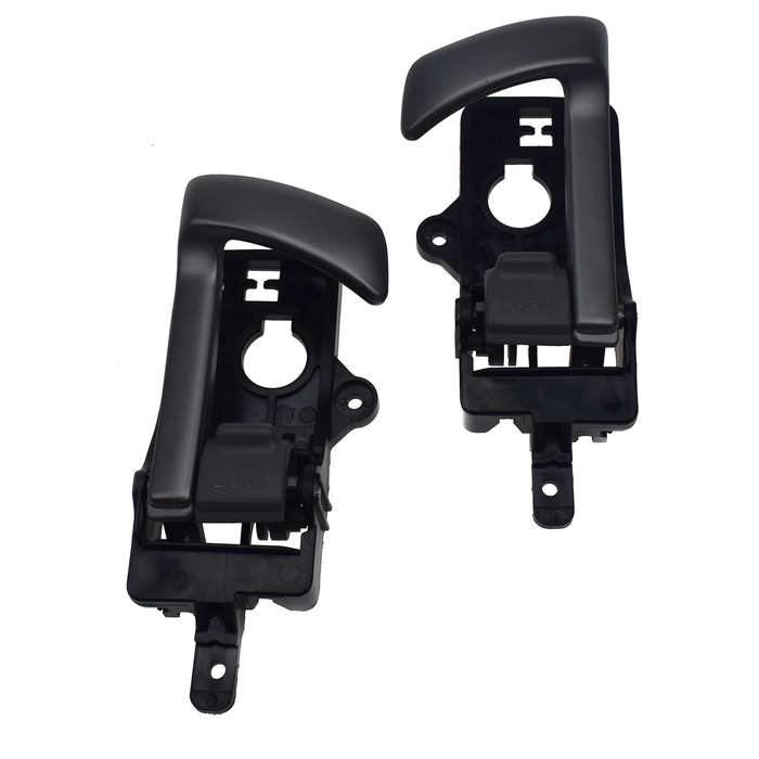 Pair Left & Right Side Interior Door Handle Gray For Hyundai Santa Fe GL Sport