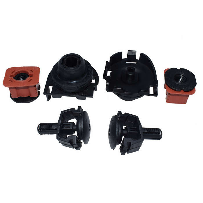 8PCS Radiator Mount Bracket Kit For Mercedes-Benz C200 C280 C300 GLK350 SL500