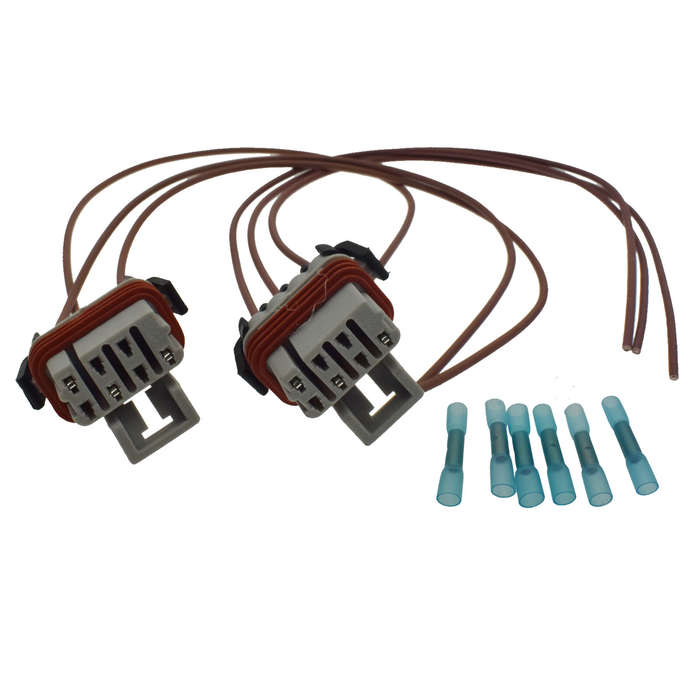 2PCS Headlight Wiring Harness Connector Pigtail for 05-14 Freightliner Columbia
