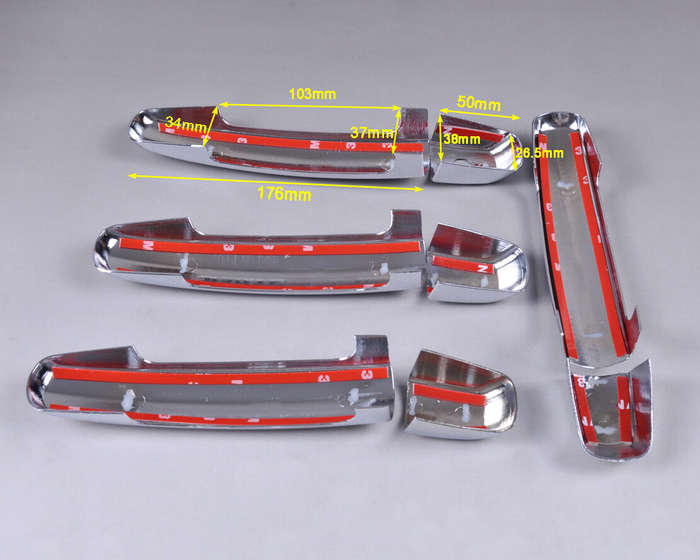 New Chrome Door Handle Cover Trim Fit for Suzuki Swift 05-10 Grand Vitara 05-12