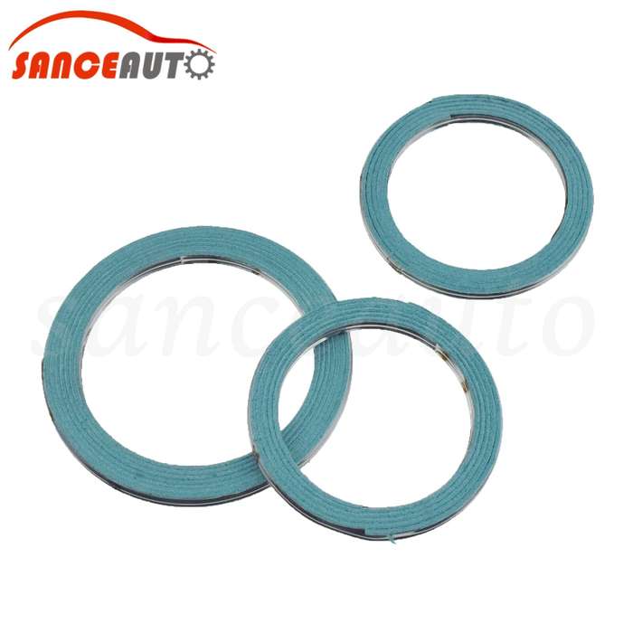 For Lexus IS300 2001 2002 03 04 2005 Exhaust Gasket 3PCS 90917-06046 90917-06076