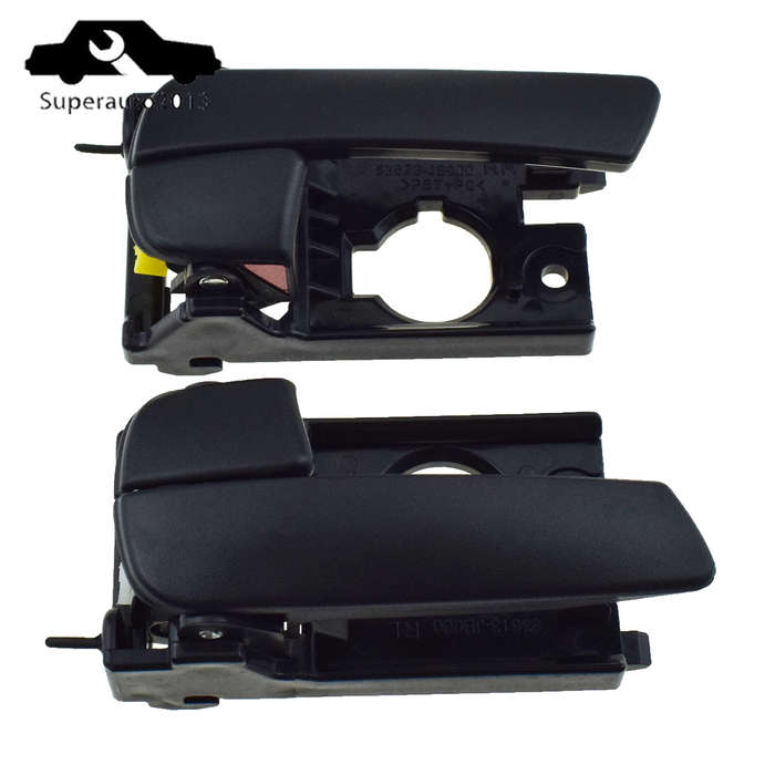 Pair Interior Door Handle Rear Left Right Side For Kia Rio Rio5 2006 2007-2011