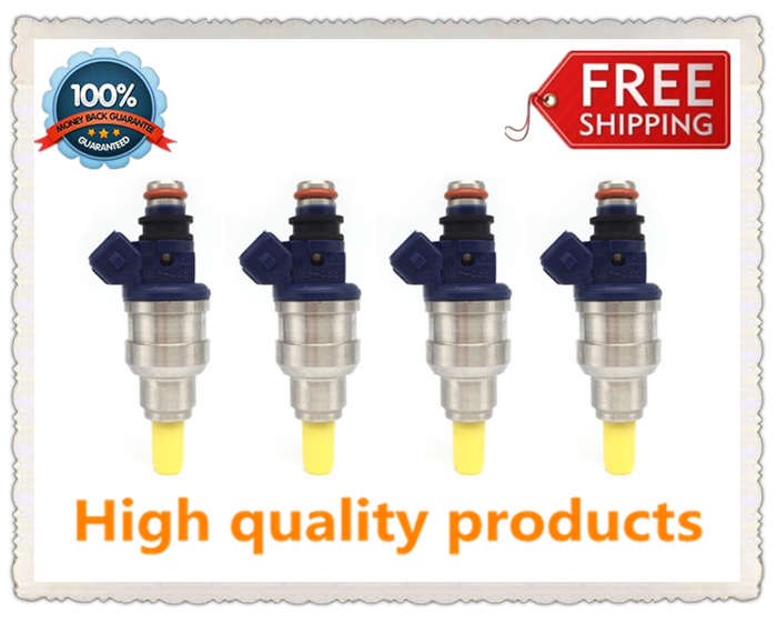 4Pcs INP-065 Fuel Injection Injector Nozzle For MITSUBISHI ECLIPSE GALANT 2.4L