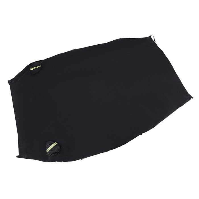 Car Half Body Top Roof Sun Shade Cover Waterproof UV Resistant Black Universal