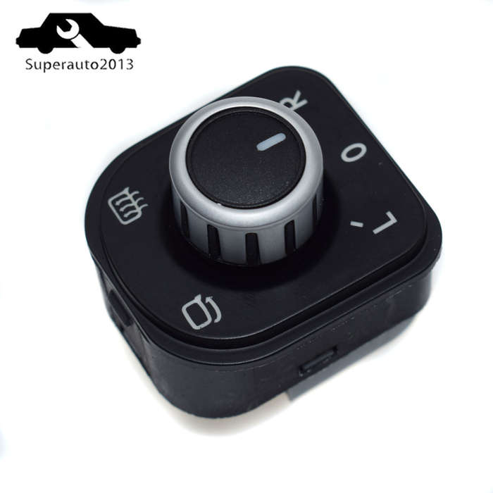 5ND959565A Chrome Control Mirror Switch For VW Golf Jetta Tiguan Passat CC New
