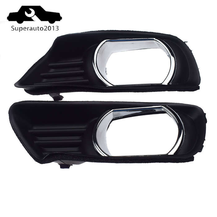 2PCS Front Bumper Fog Light Bezel Cover For Toyota Camry 52128-06040 52127-06040