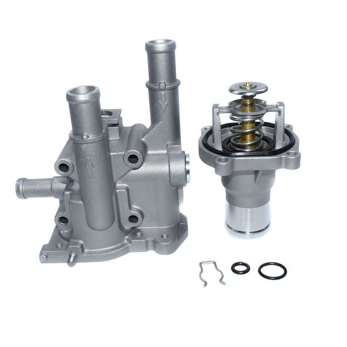 Engine Coolant Thermostat & Housing for 2011-2017 Chevy Cruze Sonic Trax 1.4L