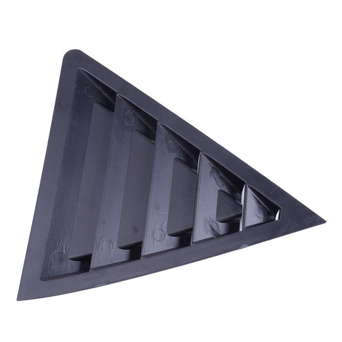 FIT FOR Toyota Corolla 2014-2018 BLACK VENT 1/4 QUARTER SIDE WINDOW LOUVER COVER