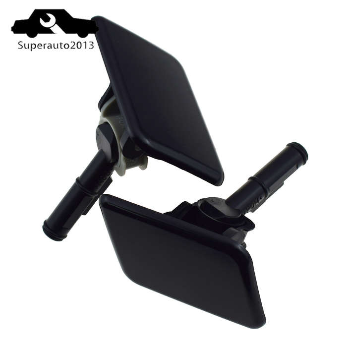 Pair Left Right Side Headlight Washer Nozzle Cap Fit For Hyundai i40 2011-2014