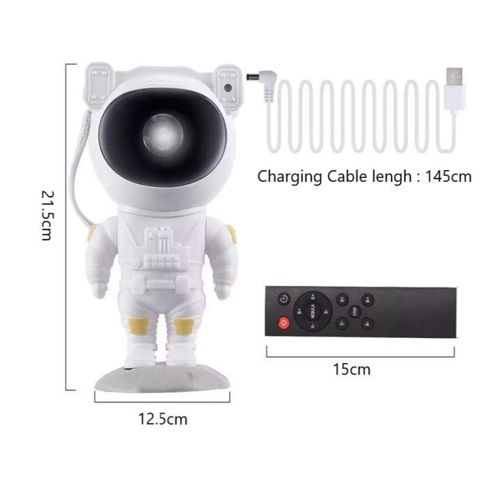 Night Light Projector Lamp Starry Galaxy Space Nebula Star Astronaut LED Remote