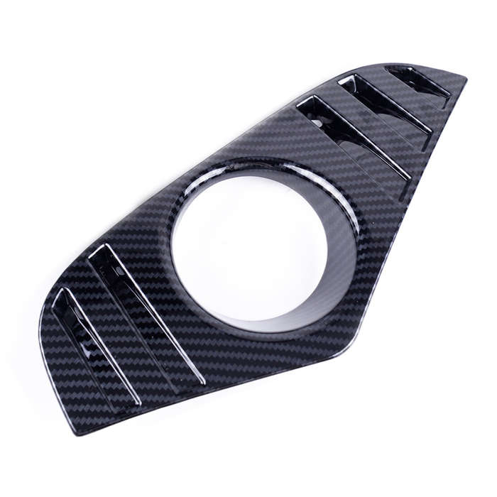 Pair Carbon Fiber Look Front Fog Light Lamp Cover Fit for Toyota RAV4 2019-2020