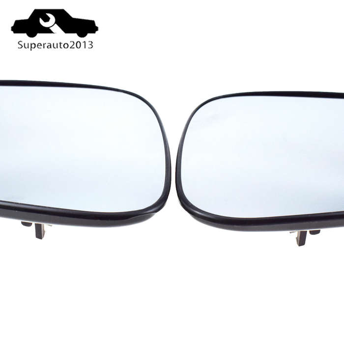 Pair Left Right Side Mirror Glass w/Back Heated For Toyota Hilux RAV4 2015-2022