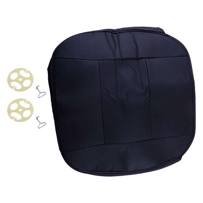 1x Black Front Driver Seat Buttom Cover Cushion Protector Mat Pad Universal