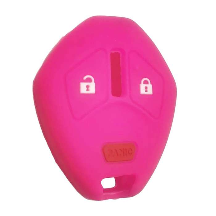 1x Pink Remote Key Fob Cover Fit For Mitsubishi Outlander Endeavor Lancer