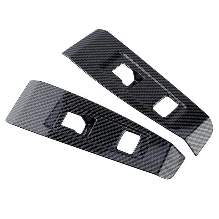 Carbon Fiber Style Window Lift Switch Panel Cover Trim Fit for Honda Accord